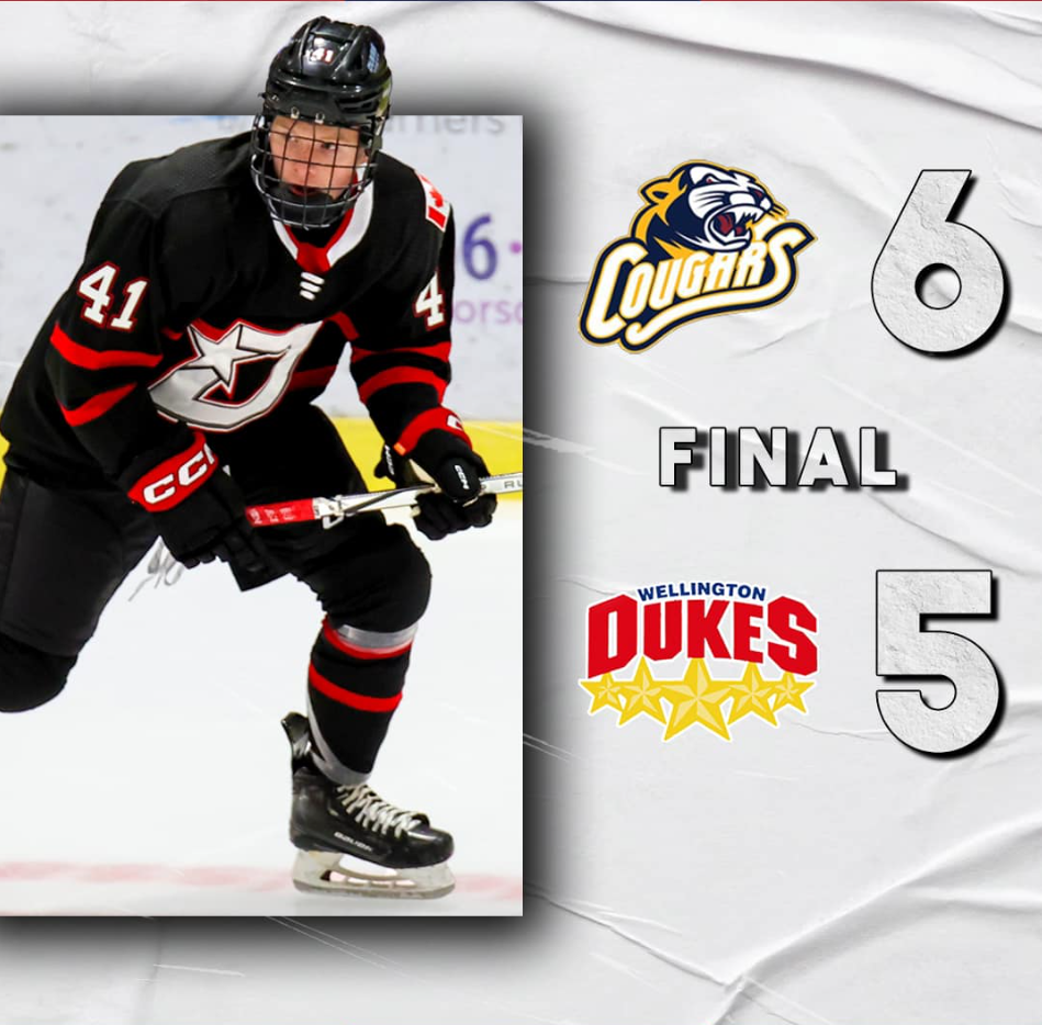 Dukes fall short in comeback attempt in Burlington Wellington Dukes