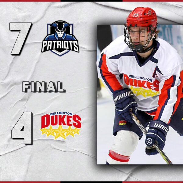 Dukes push hard against top-flight Patriots in home loss